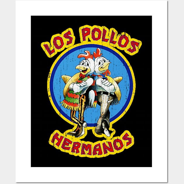 los pollos hermanos - Vintage Wall Art by SYNDICATE WORLD